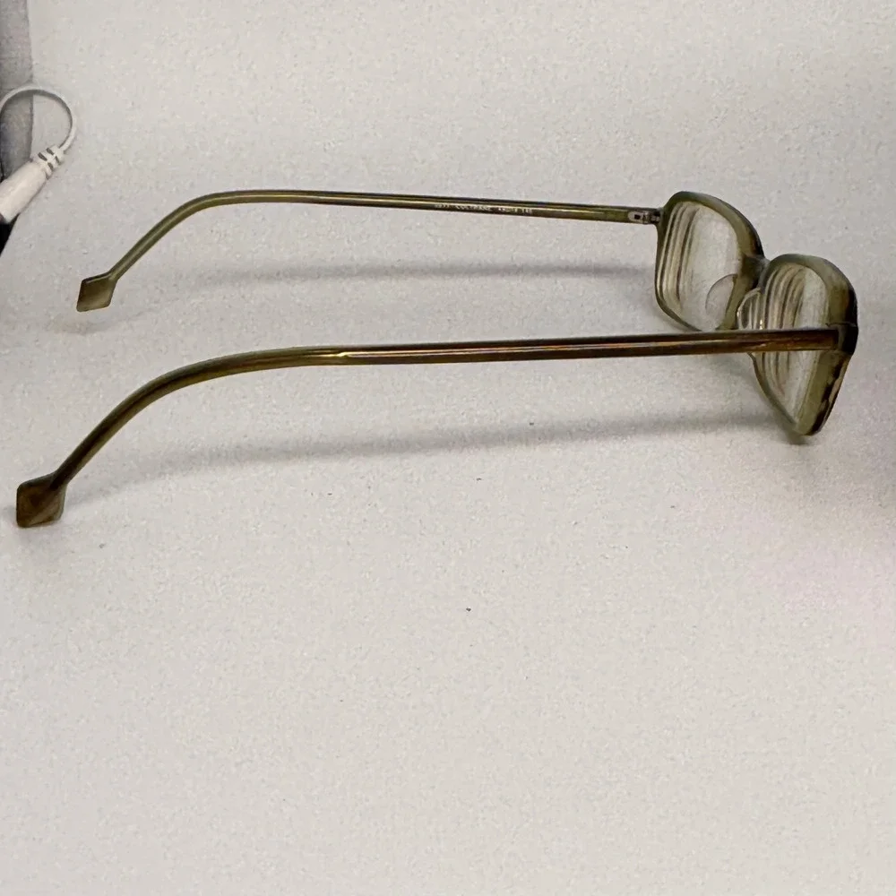 Bevel‎ 3511 Coltrane Eyeglasses Green Tortoise Rectangle Frames 48-19-145 Japan